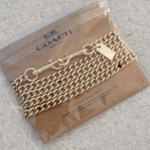 Coach Gold-tone Chain Strap Crossbody/Shoulder